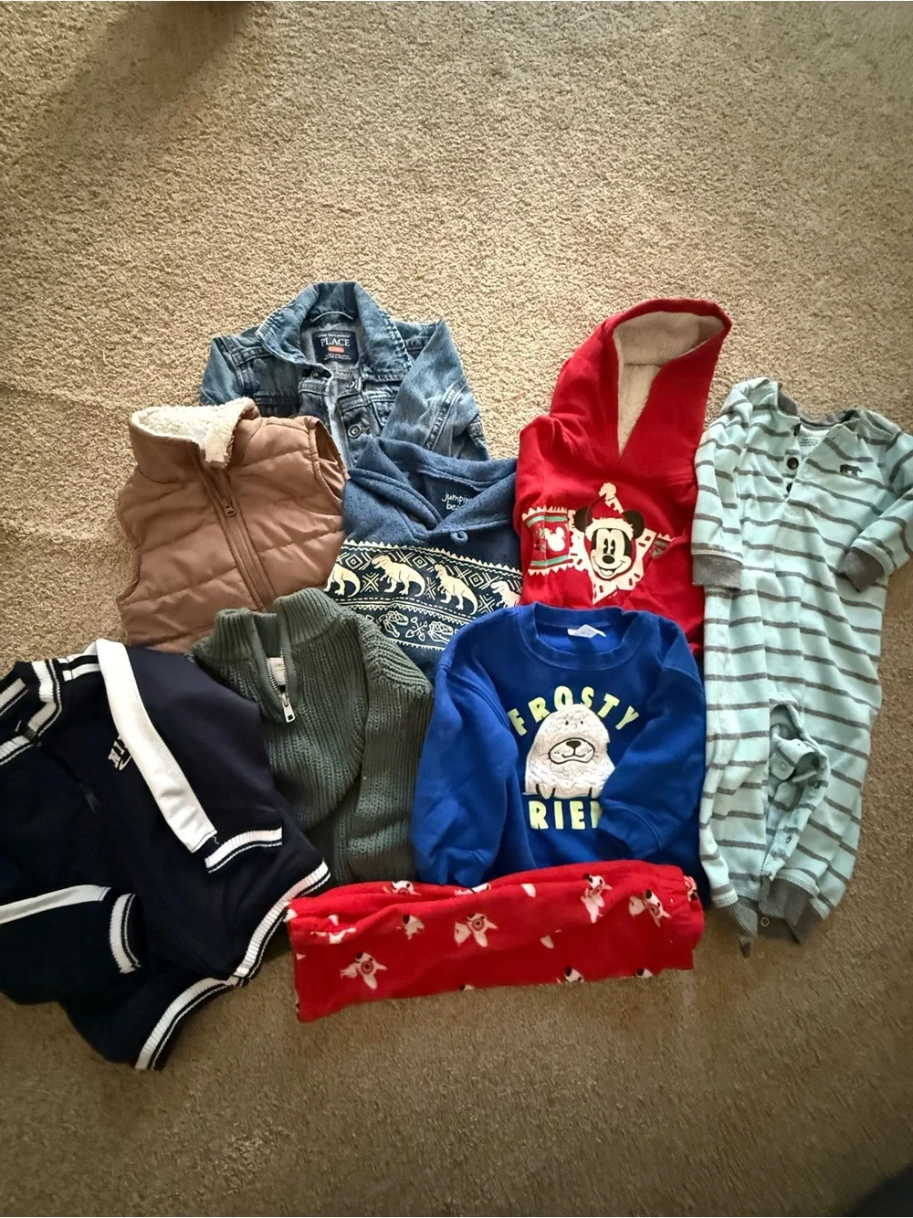 18 month winter clothes bundle- mixed brand